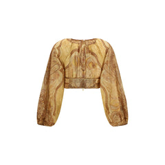 Bicolor Cotton Blouse