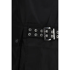 Black Recycled Polyamide Casual Dress