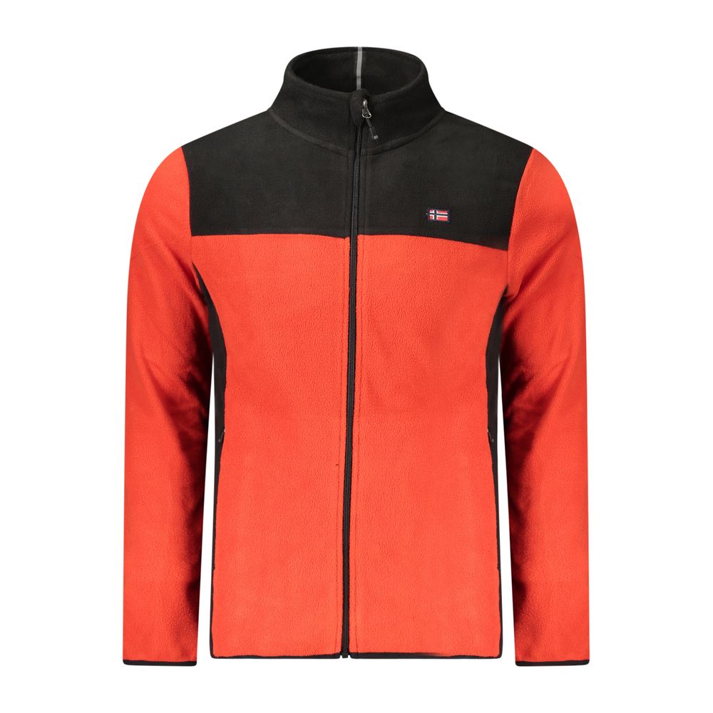 سترة رجالية من البوليستر الأحمر