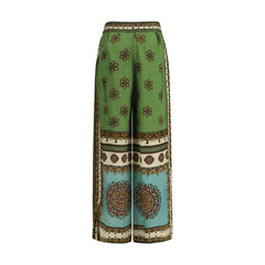 بنطال كاجوال متعدد الألوان من الفسكوز