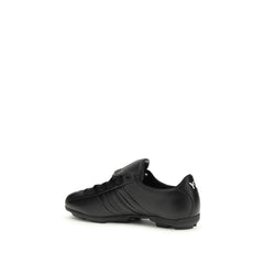 Black Calf Leather Bos Taurus Athletic Sneakers