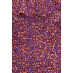 فستان كاجوال متعدد الألوان من الفسكوز