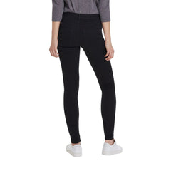 Black Cotton Skinny Jeans