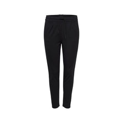 Black Viscose Casual Pants