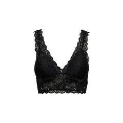 Black Polyester Bra