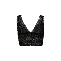 Black Polyester Bra