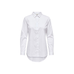 بلوزة قطنية بيضاء