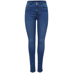 Light Blue Cotton Skinny Jeans
