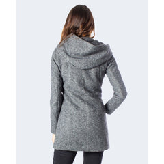 Gray Polyester Coat