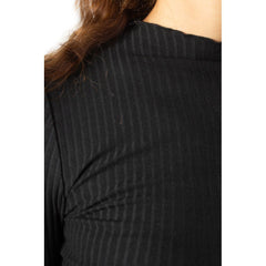 Black Polyester Turtleneck