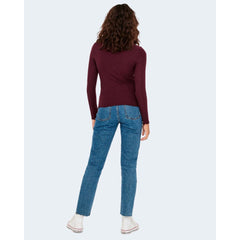 Bordeaux Polyester Turtleneck