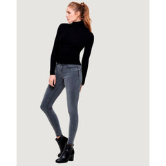 Black Viscose Turtleneck