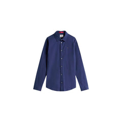 قميص قطني أزرق