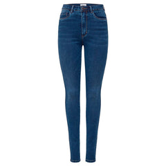 Blue Cotton Skinny Jeans