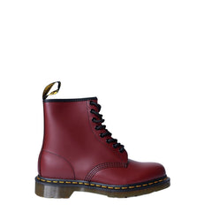 Bordeaux Leather Lace-Up Boots