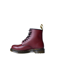 Bordeaux Leather Lace-Up Boots