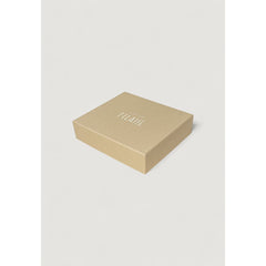 Beige Leather Keychain