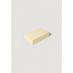 Beige Leather Keychain