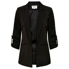 Black Polyester Blazer