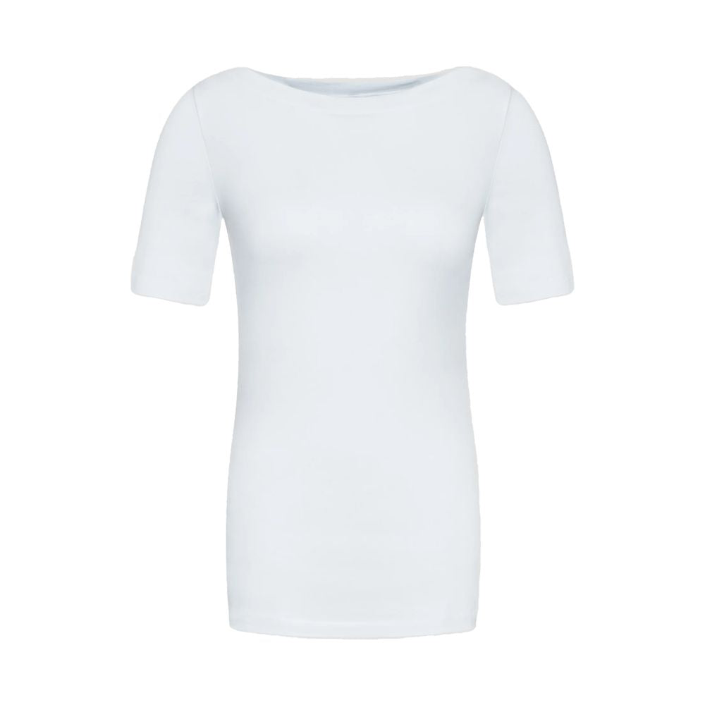 White Viscose T-Shirt