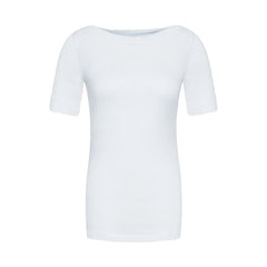 White Viscose T-Shirt