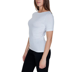 White Viscose T-Shirt