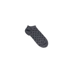 Gray Elastane Socks