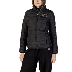 Black Polyester Bomber