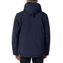 Blue Polyester Shell Jacket