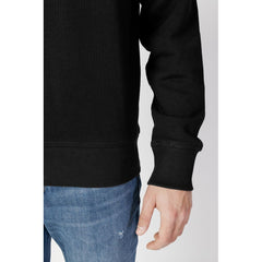 Black Cotton Sweatshirt