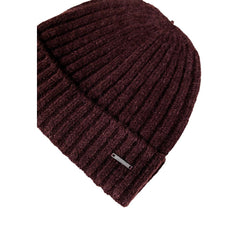 Bordeaux Marabou Cap (Baseball Hat)