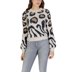 Beige Nylon Sweatshirt