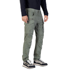 Green Cotton Relaxed Fit Jeans