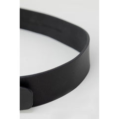 Black Leather Regular Belt