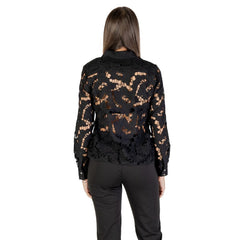 Black Polyester Blouse