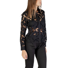 Black Polyester Blouse