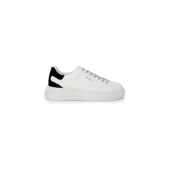 Black And White Polyethylene Low Top Sneakers