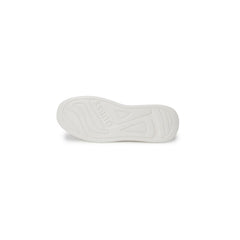 Black And White Polyethylene Low Top Sneakers