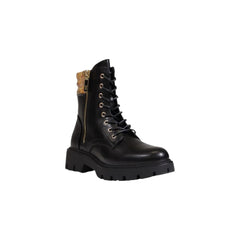 Black Polyethylene Ankle Boots