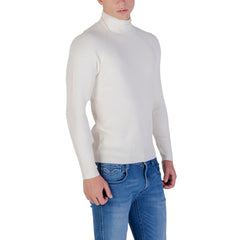 Cream Viscose Turtleneck