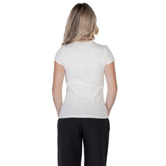 تي شيرت قطني كريمي