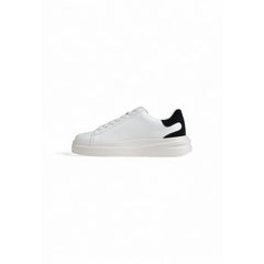 Black And White Polyethylene Sneakers