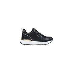 Black Polyethylene Low Top Sneakers