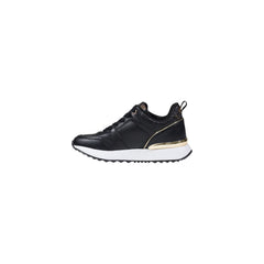 Black Polyethylene Low Top Sneakers