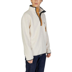 Cream Polyester Sweatshirt