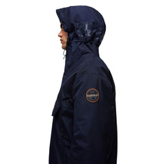 Blue Polyester Rain Coat