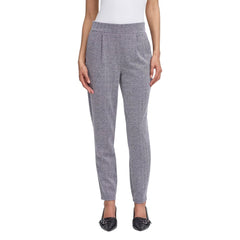 Blue Polyester Skinny Pants