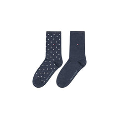 Blue Cotton Socks