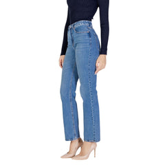 Light Blue Cotton Mom Jeans