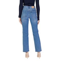 Light Blue Cotton Mom Jeans